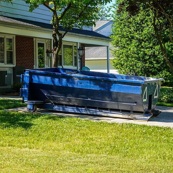 each residential dumpster has a weight limit, which varies based upon the size of the dumpster